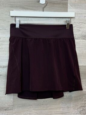 Spanx Get Moving Skort 14" in Dark Fig - Size Medium